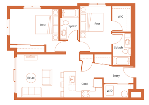 The Merc 2D Floor Plans - Daiquiri